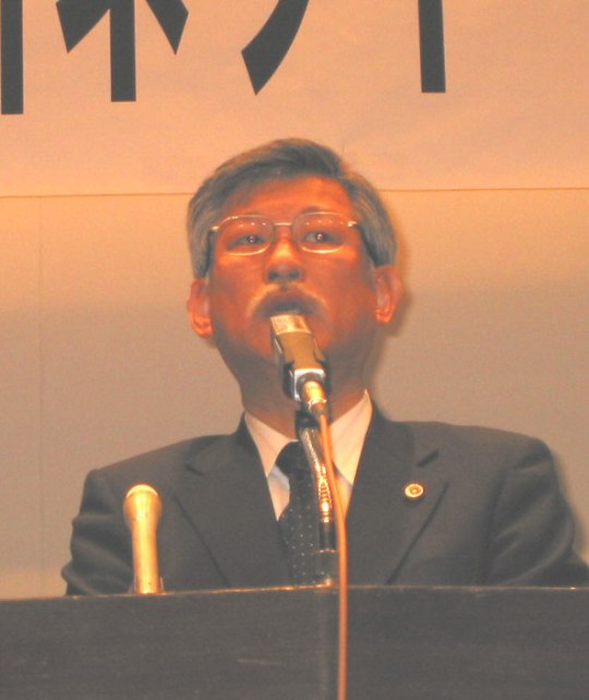 石川ネット・設立総会　岩淵正明氏より挨拶(2004.12.15)